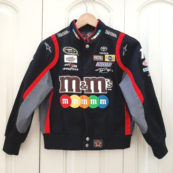 Nascar Kyle Busch M&M Kids Jacket - Picture 1 of 9